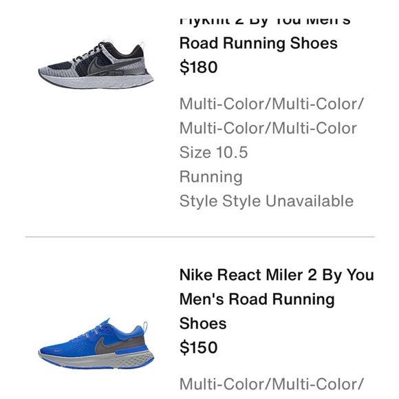 Nike React Infinity 2 Running Shoes 10.5 (Custom Nike ID) - Picture 6 of 6